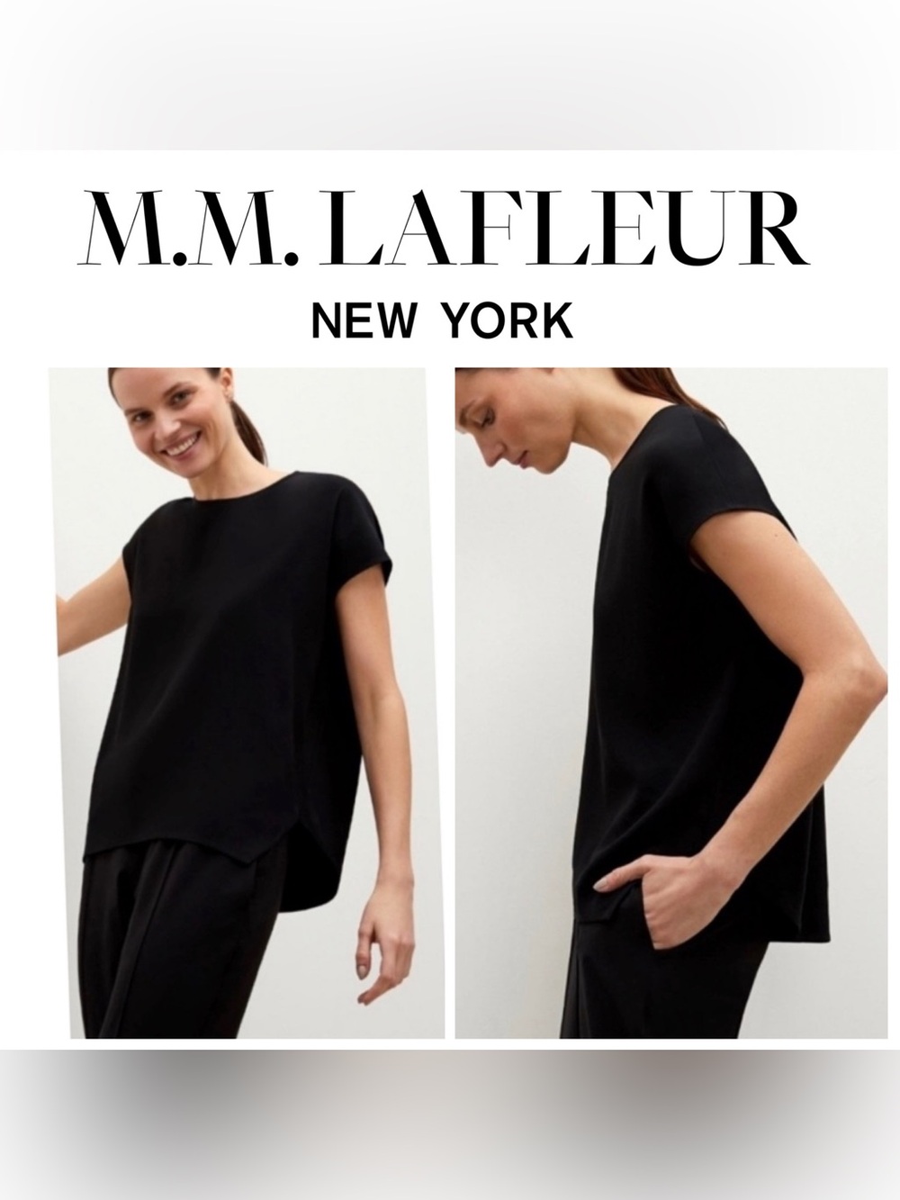 M.M. LaFleur THE DIDION CREPE TOP